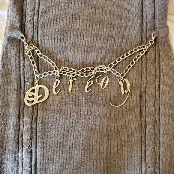 Y2K Beyonce Dereon dress with detachable silver belt - Picture 5 of 5